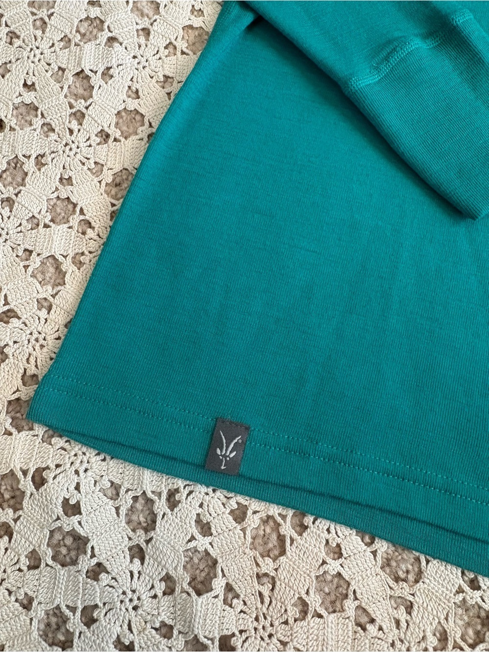 ibex Woolies 1 Women’s Quarter Zip Baselayer Teal Size Small - Picture 3 of 7